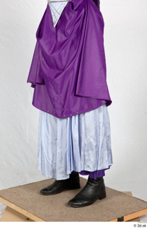  Photos Man in Historical Jester suit 1 19th century Historical Jester suit Historical clothing leather shoes lower body purple silver and skirt 0002.jpg